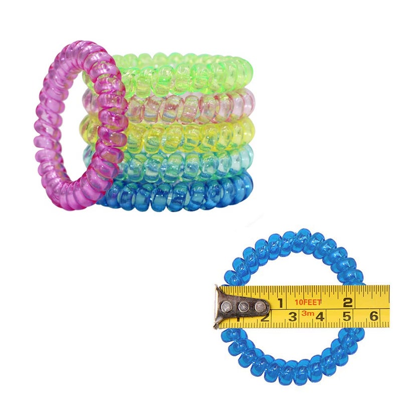 MaberryTech Direct Sensory Fidget Bracelet Stretchy Coil Bracelets for Kids, 6 Pack Toddler Bracelets Funny Speech and Communication Aid Sensory Toys for Boys Girls with Autism ADHD Anxiety or Special Needs - Image 3