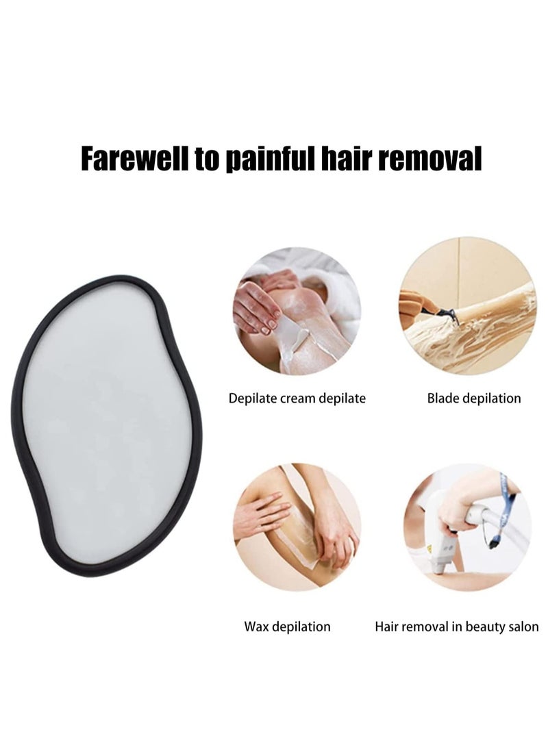 ELTRAZONE True Crystal Hair Eraser, Magic Hair Removal Eraser, Painless Crystal Hair Remover Tools, Soft Smooth Skin Fast & Easy Crystal Hair Removal for Men and Women (PINK) - Image 3