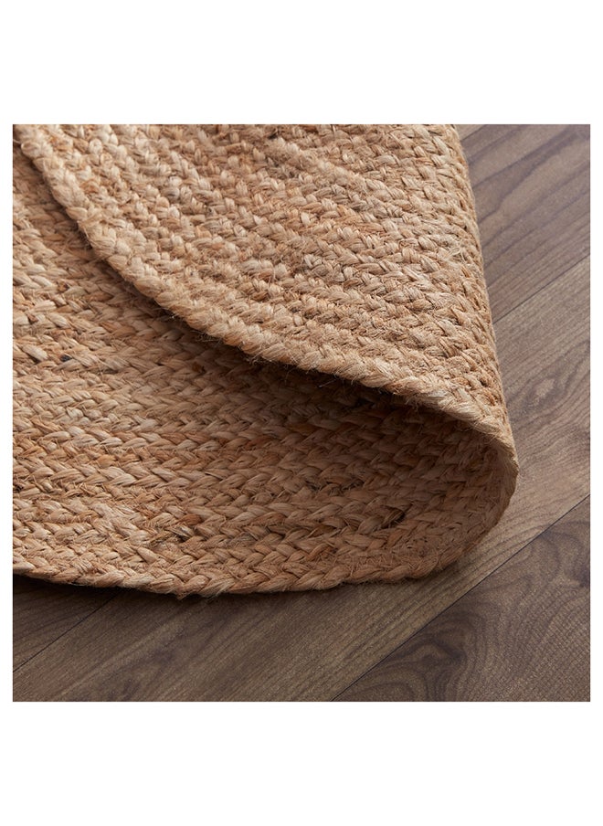Home Box Natura Round Hand Braided Jute Rug 90 x 90 cm  - Image 4