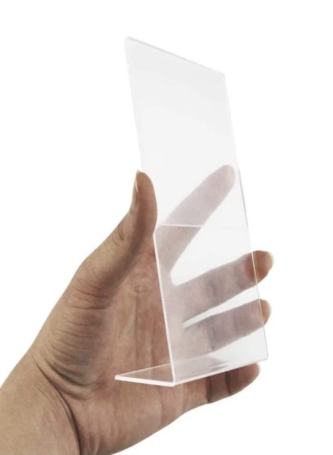 CPI 4 X 6 Inch (A6) Transparent Bar code standee, QR Code L Shape Perfect for Restaurants, Promotions, Photo Frames for BHIM, PHONEPE, GOOGLE Pay Stand (Set of 3) - Image 5