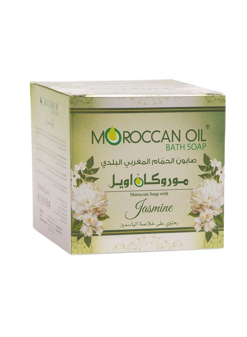 موروكان أويل Bath Soap Jasmine 250grams - Image 1