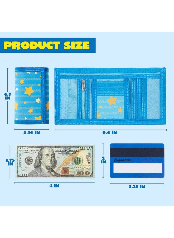 JOYIN JOYIN 35PCS Kids Replica Money, Credit Cards Set, Toddler Wallet, Single-Sided Printed Currency (Copy) for Math Learning, Cash Register Play, Dress Up Party Favors, Birthday Gift  - Image 4