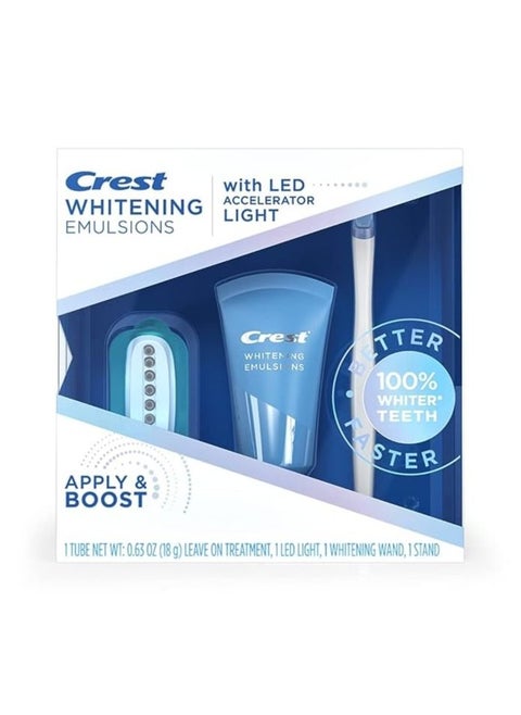 Whitening Emulsions Leave-on Teeth Whitening Gel Kit With LED Accelerator Light