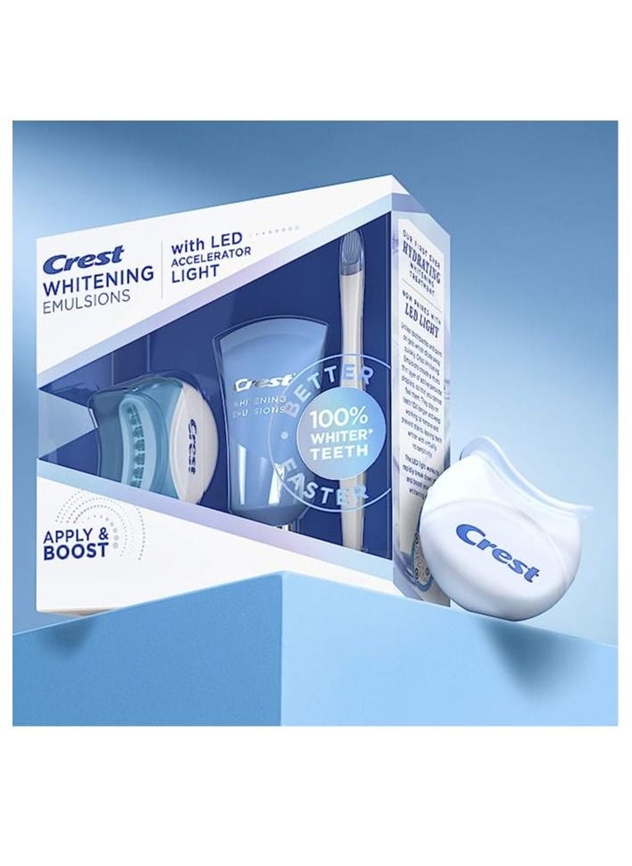 Crest - Whitening Emulsions Leave-on Teeth Whitening Gel Kit With LED Accelerator Light - Image 1