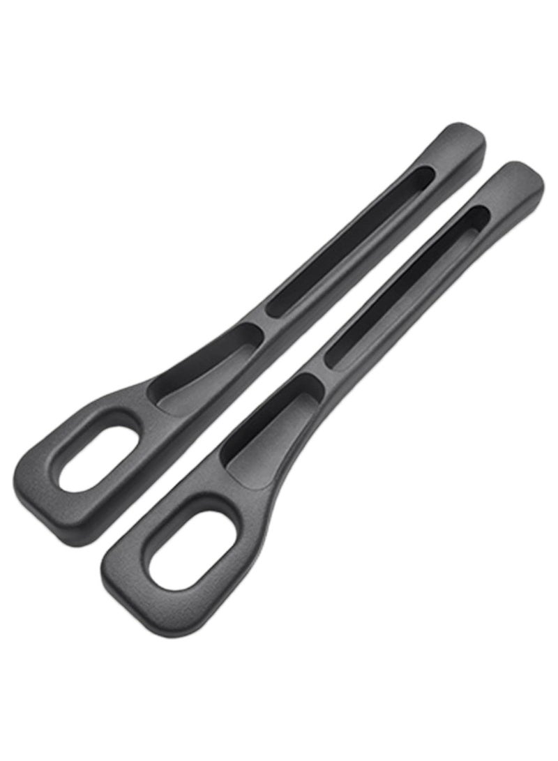 WINCA Car Seat Side Gap Filler Beige 2 Pack Honda, Car Seat Gap Plug Strip Filler Prevent Things from Dropping Compatible with Tata Punch (Black) - Image 1