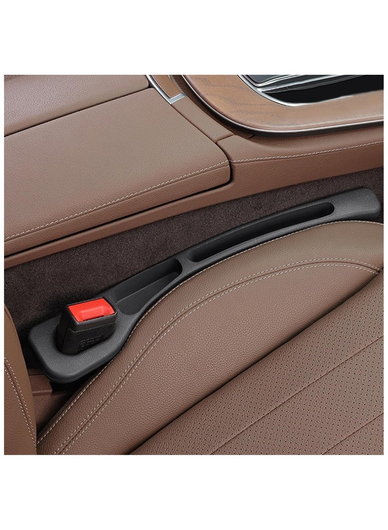 WINCA Car Seat Side Gap Filler Beige 2 Pack Honda, Car Seat Gap Plug Strip Filler Prevent Things from Dropping Compatible with Tata Punch (Black) - Image 3