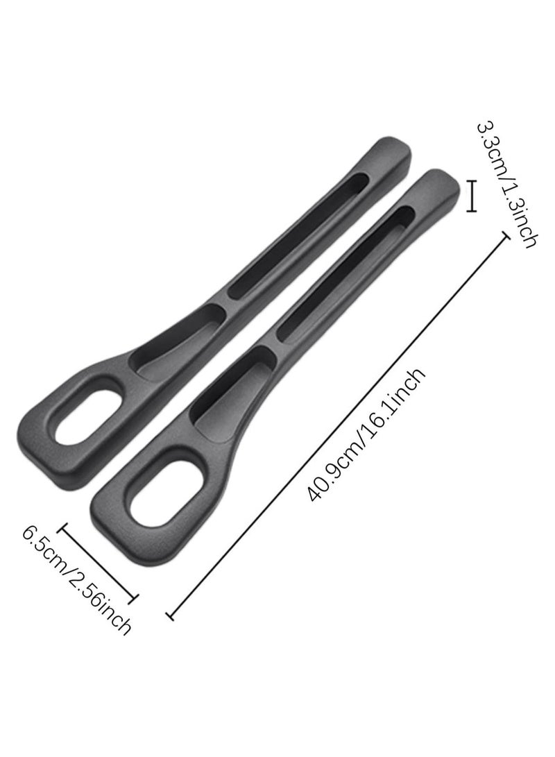 WINCA Car Seat Side Gap Filler Beige 2 Pack Honda, Car Seat Gap Plug Strip Filler Prevent Things from Dropping Compatible with Tata Punch (Black) - Image 5