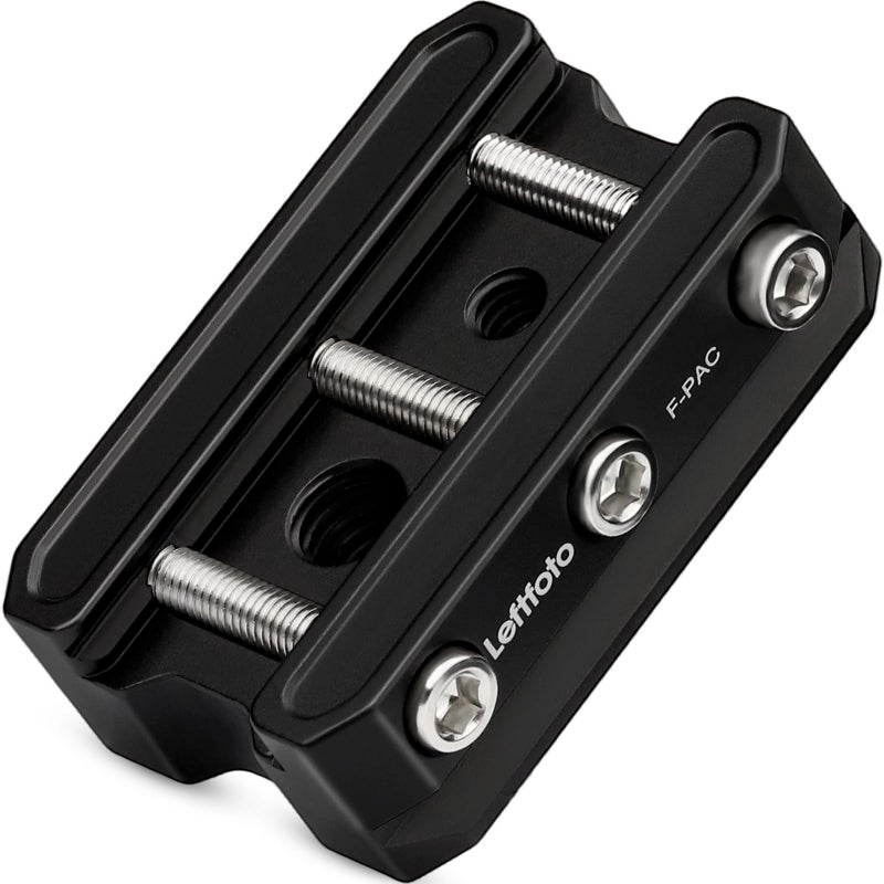 Leftfoto Picatinny ArcaSwiss Rail Clamp Dual System Quick InstallSafety Stopsfor PhotoHunting - Image 2