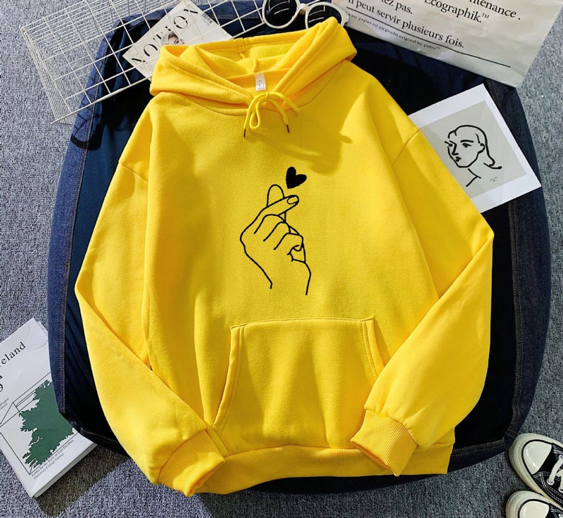 Fleece-Lined Hoodie Hoodie Men'S And Women'S Couple'S Jacket Loose