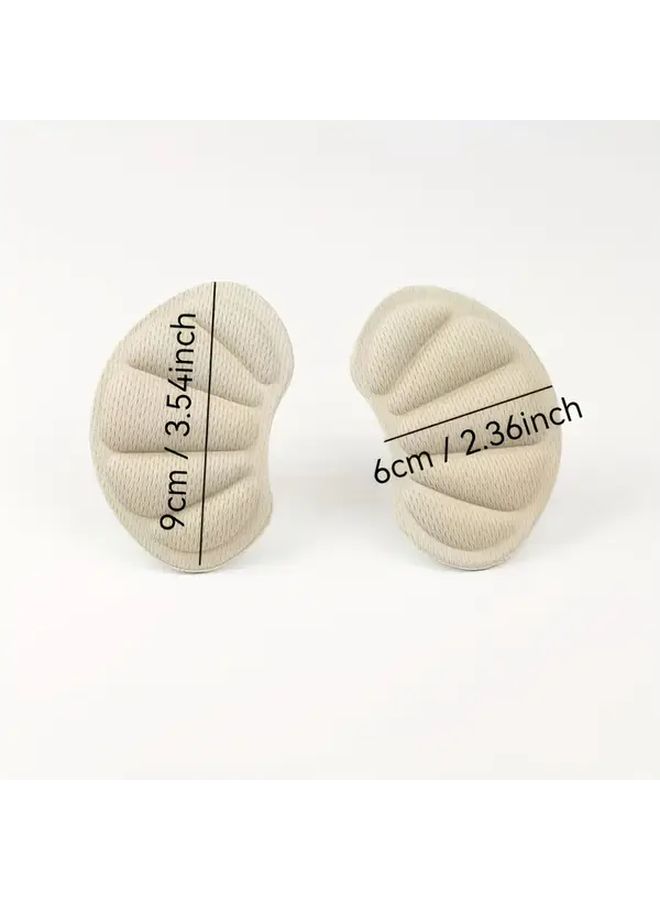Grey Heel Pads 2pcs Anti Slip Adhesive Protection Patches For Casual Sports Shoes - Image 2