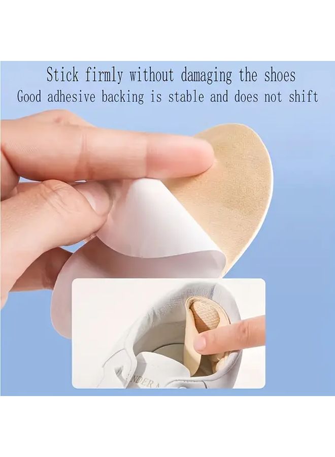 Grey Heel Pads 2pcs Anti Slip Adhesive Protection Patches For Casual Sports Shoes - Image 4