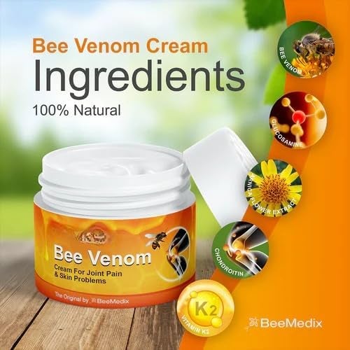 Bee Venom Joint Healing  Natural Pain Relief  AntiInflammatory for Back Neck Knees Hands  Muscle  Joint Support for Mobility  Recovery 2 - Image 2