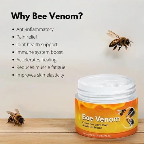 Bee Venom Joint Healing  Natural Pain Relief  AntiInflammatory for Back Neck Knees Hands  Muscle  Joint Support for Mobility  Recovery 2 - Image 3