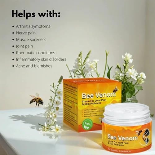 Bee Venom Joint Healing  Natural Pain Relief  AntiInflammatory for Back Neck Knees Hands  Muscle  Joint Support for Mobility  Recovery 2 - Image 4