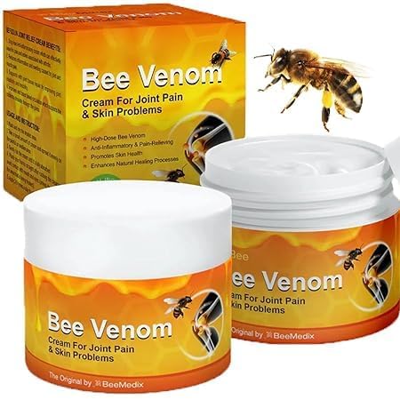 Bee Venom Joint Healing  Natural Pain Relief  AntiInflammatory for Back Neck Knees Hands  Muscle  Joint Support for Mobility  Recovery 2 - Image 1