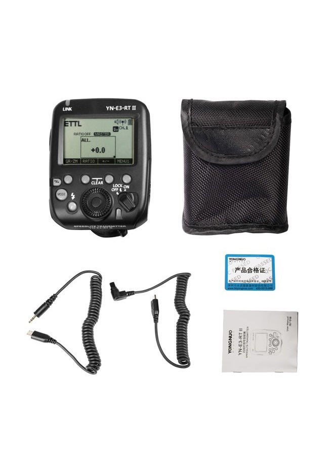 YONGNUO YN-E3-RT II E3-RT II E3RT II Flash Trigger, TTL Flash Speedlite Wireless Transmitter, for Canon ST-E3-RT, 600EX-RT(II), YONGNUO YN968EX-RT, YN600EX-RT(II), YN686EX-RT, YNE3-RX  - Image 3