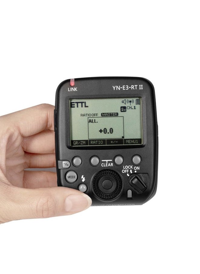 YN-E3-RT II E3-RT II E3RT II Flash Trigger, TTL Flash Speedlite Wireless Transmitter, for Canon ST-E3-RT, 600EX-RT(II), YONGNUO YN968EX-RT, YN600EX-RT(II), YN686EX-RT, YNE3-RX