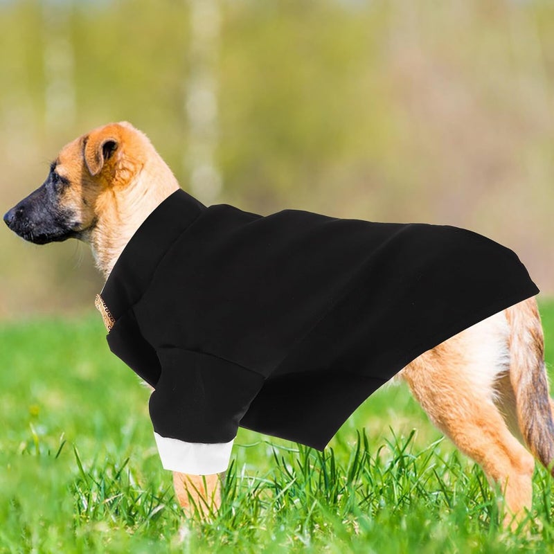 Dog Tuxedo Suit for Small Dogs Puppy Formal Clothes Wedding Party Pet Suit Decor M Size Comfortable Pet Shirt - Image 5