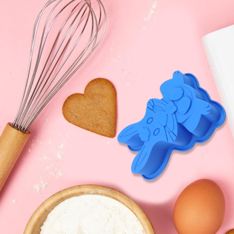 Flexible Silicone Rabbit Mold For Baking Cake Chocolate Easter Treats Food Grade - Image 4