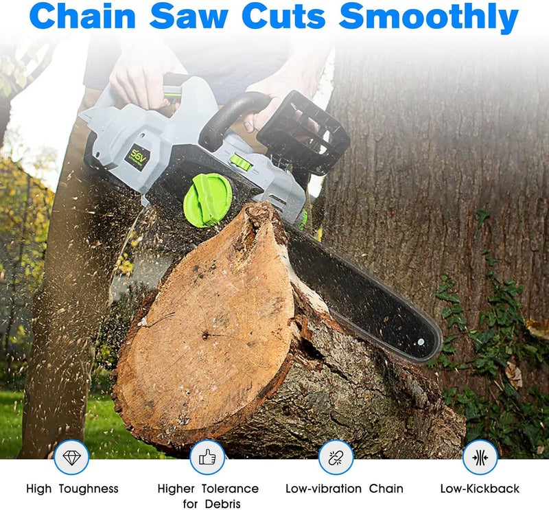 JIOTAR Chainsaw Chain 16 Inch 56V Chainsaw Replacement EGO Power+ CS1613,CS1604,CS1600,CS1610,CS1611 3/8" LP Pitch, .043" Gauge, 56 Drive Links - 2 Pack - Image 5