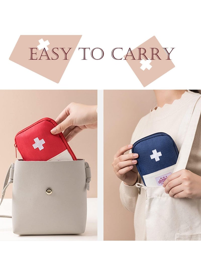 JOGAMS 2Pcs Mini First Aid Bag Portable Travel Cycling Marathon Running Outdoor Camping Hiking Travel Emergency  - Image 5