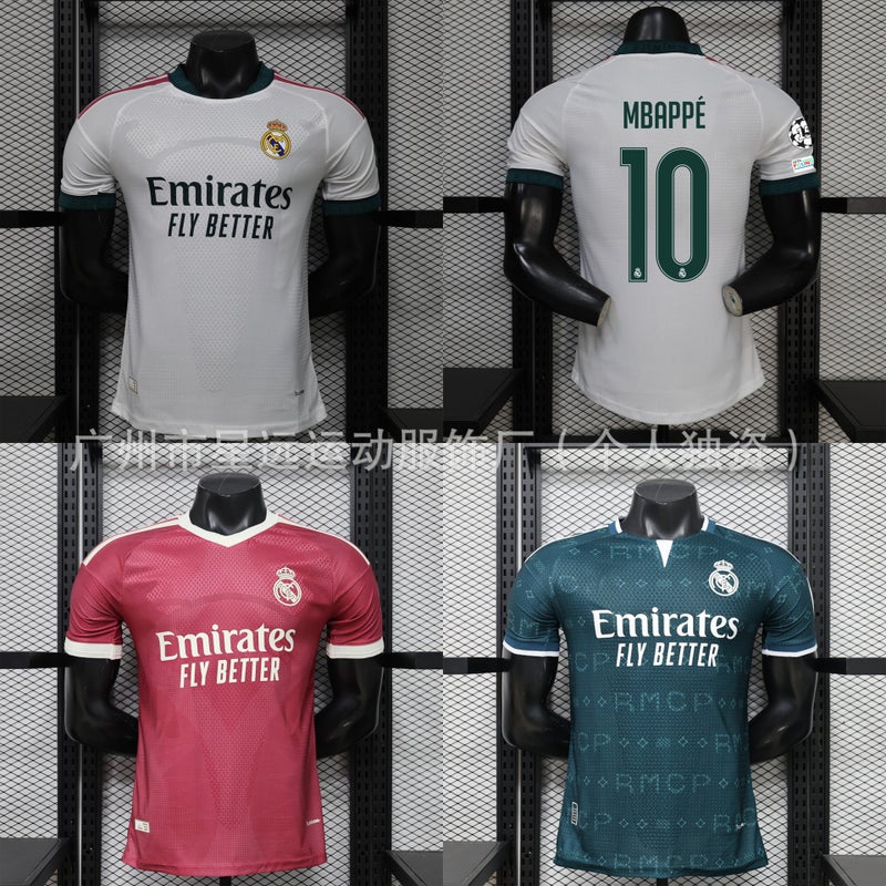 Real Madrid 2026-27 Home Player Jersey with Mbappe & Bellingham Printing - Image 1
