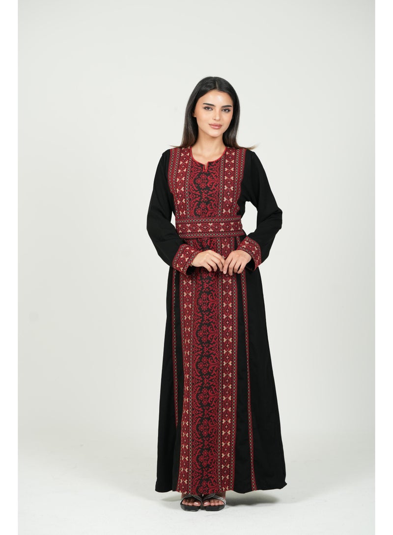 AL BENT AL SHARQIEH women embroidered jalabiya dress - Image 1