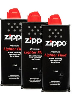 Zippo Pack of 3 - Zippo Lighter Fluid 125ml | Premium Quality for Long-Lasting Use  - Image 2