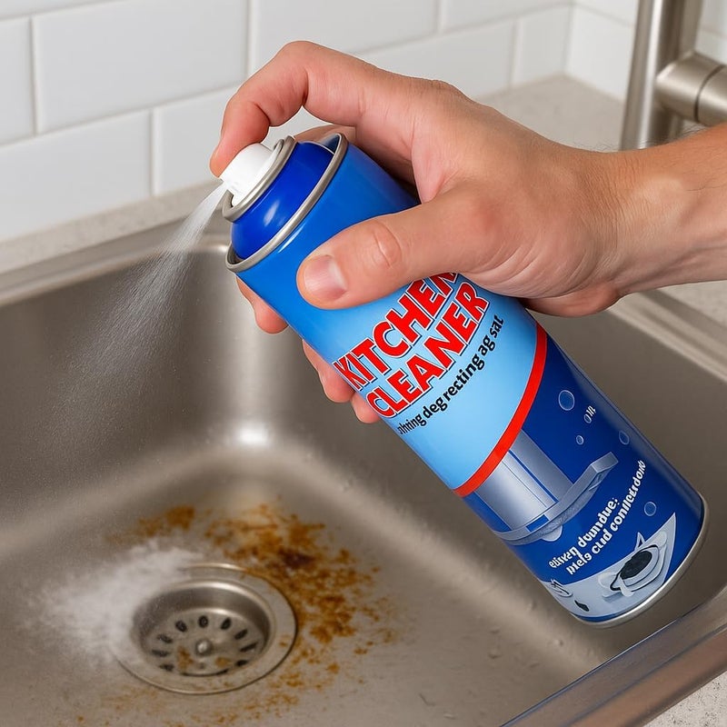 Fitto Heavy-Duty Kitchen Degreaser - Multi-Surface Cleaner for Grease, Oil, and Stains - All-Purpose, Non-Toxic, Biodegradable Formula for Grills, Stoves, Ovens, Counters & More - 500ml - Image 2