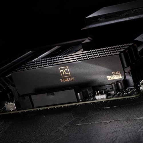 TEAMGROUP T-Create Expert Overclocking 10L CL32 DDR5 96GB مجموعة (2 x 48GB) 6400MHz (PC5-51200) M-DIE متوافقة مع Intel XMP 3.0 و AMD Expo وحدة ذاكرة سطح المكتب رام بيضاء - CTCWD596G6400HC32ADC01 - Image 2