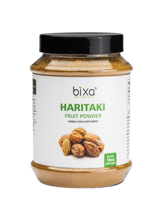 bixa BOTANICAL Haritaki Powder | Terminalia Chebula | 1 Pound / 16 OZ | Natural Bowel Cleansing | Ayurvedic Herbal Supplement | Gluten Free, Non-GMO, Steam Treated, Vegan, 100% Pure. - Image 1