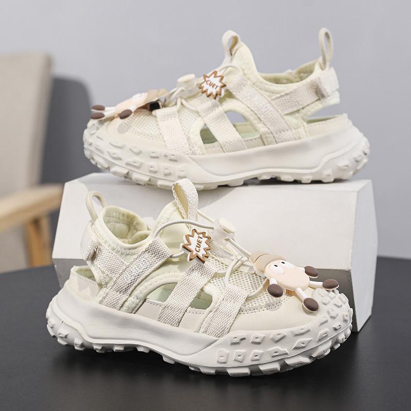 Boys' Mesh Shoes 2025 Kidsren'S Fashion Cut Out Breathable Lightweight Sports Sandals Girls' Frame Shoes - Image 5