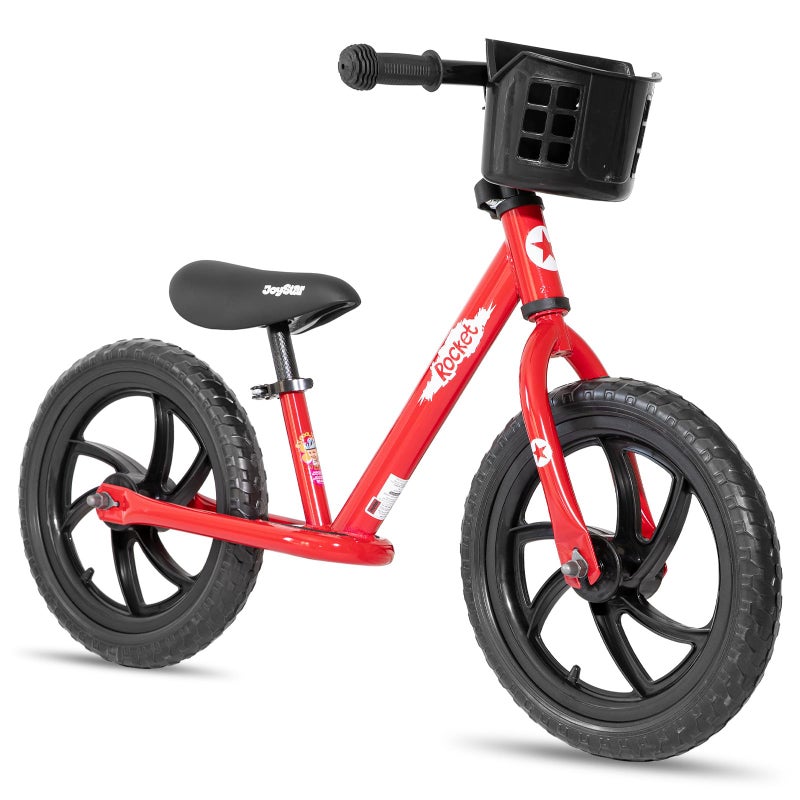 JOYSTAR 14 Inch Balance Bike for Boys Girls 18months-5 Years Old Push Bicycle Toddler Balance Bike 14" Gift Bike for Boys Girls Red - Image 1
