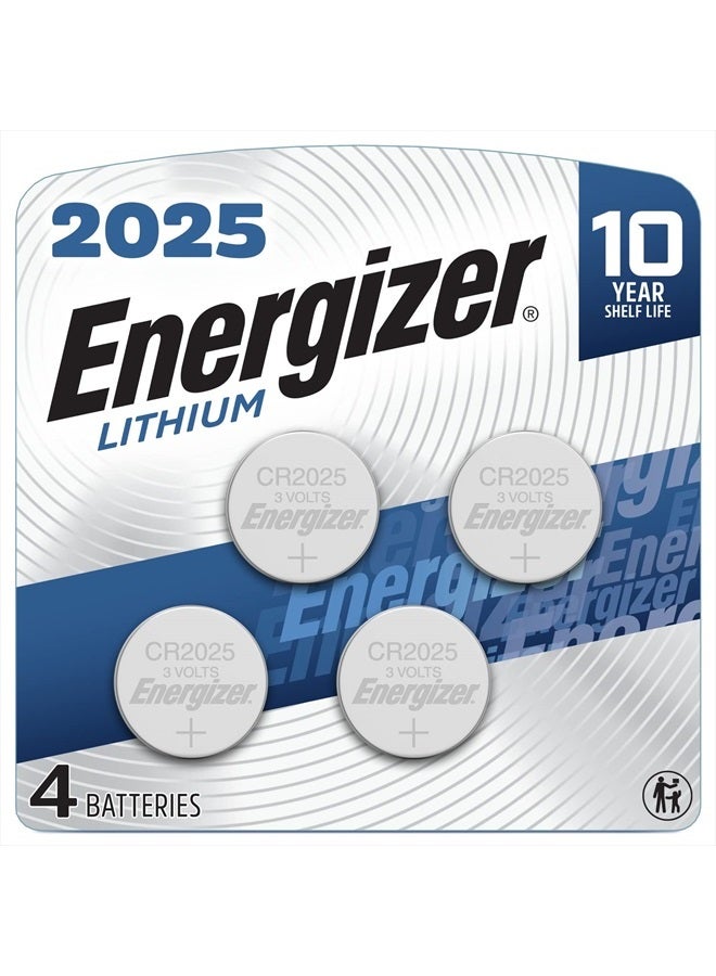 Energizer 2025 بطاريات (عبوة 4)، بطاريات ليثيوم Coin 3V - Image 1