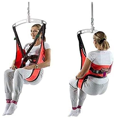 FSUHHIAD Lift Sling Commode Patient Lift Slings Medical Transfer Sling for Patients Shower Bath Large Toileting Sling Lift Sling for Elderly Bariatric Divided U SlingsXL - Image 2