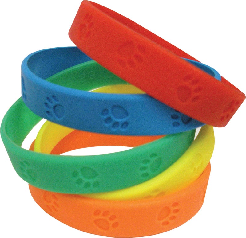Teacher Created Resources Paw Prints Wristbands (TCR6552) - Image 1
