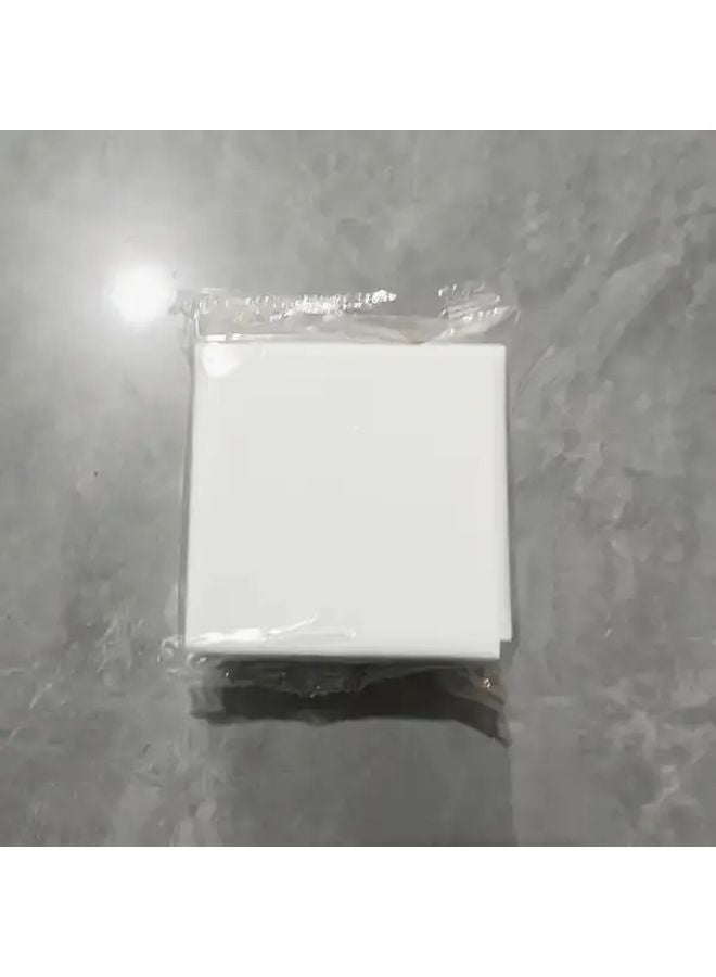 White Heavy Duty Wall Mounted Weight Scale Storage Rack Durable Plastic Space Saving Organizer - Image 1