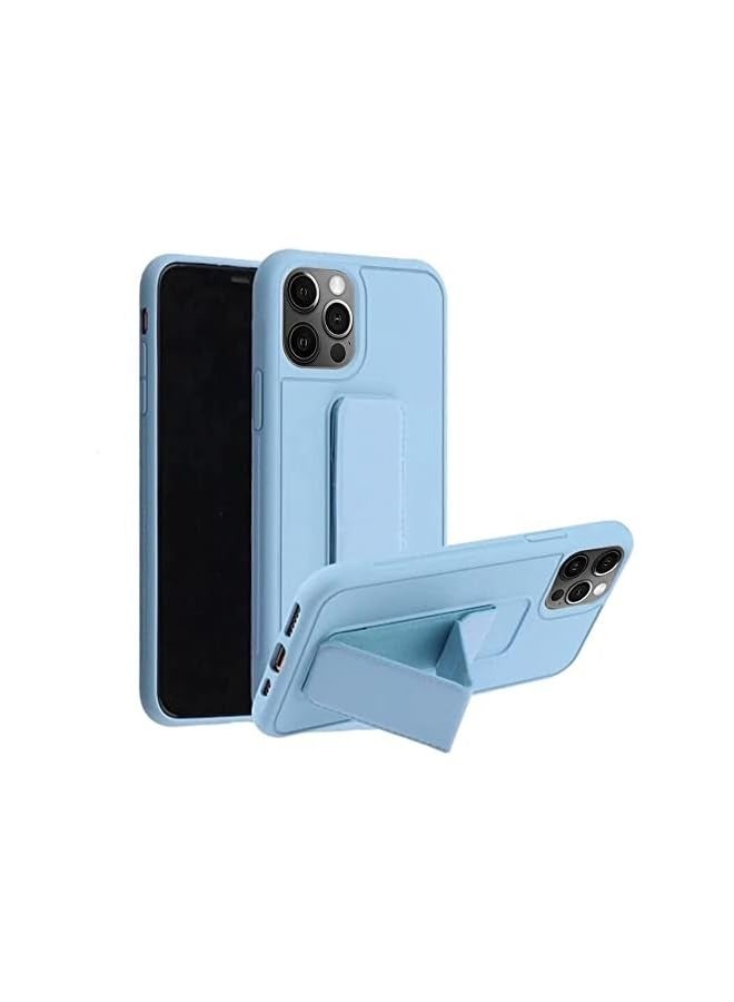 erorex Case Cover Compatible with iPhone 12 Magnetic Car Mount Kickstand and holder, Premium Silicone Vertical and horizontal Hand Strap, and Grip  - Image 1