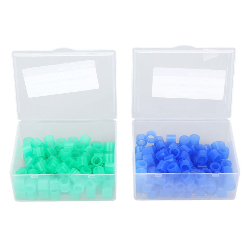klarako Dental Color Code Ringsb, 200pcs Color Code Rings Silicone Easy Clean Dental Color Code Rings for Distinguish and Dental Instruments - Image 1