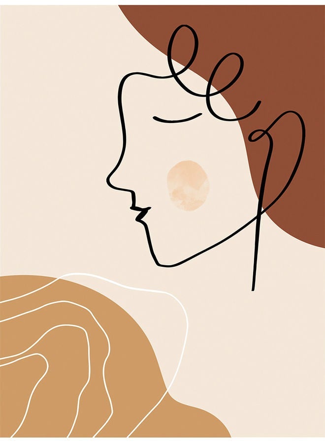 NIBEMINENT Abstract Painting Canvas Printing Wall Art Multicolour 30x40x1.5cm - Image 1