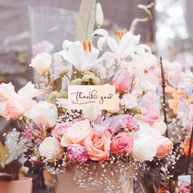 100 pcs Thank You Cards Thank You Postcards Small Business Thanks Themed Postcards - Image 2