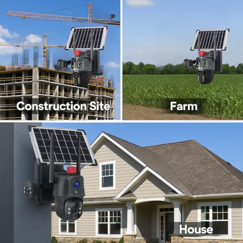 JK Vision Smarthome 4g Solar High Resolution Pan & Tilt Zoom Smart Outdoor Security Camera with Night Vision, Motion Detection, Alarm, IP66 Rating & SD Card Support (batman1) - Image 3