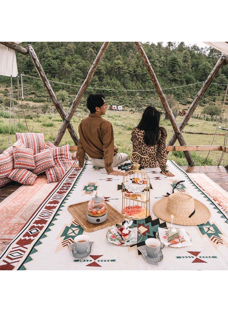 Y&D 160*130cm Camping Blanket Outdoor Blanket Picnic Blanket Sofa Blanket Bed End Blanket Air Conditioning Blanket Shawl Blanket Thread Blanket  - Image 3