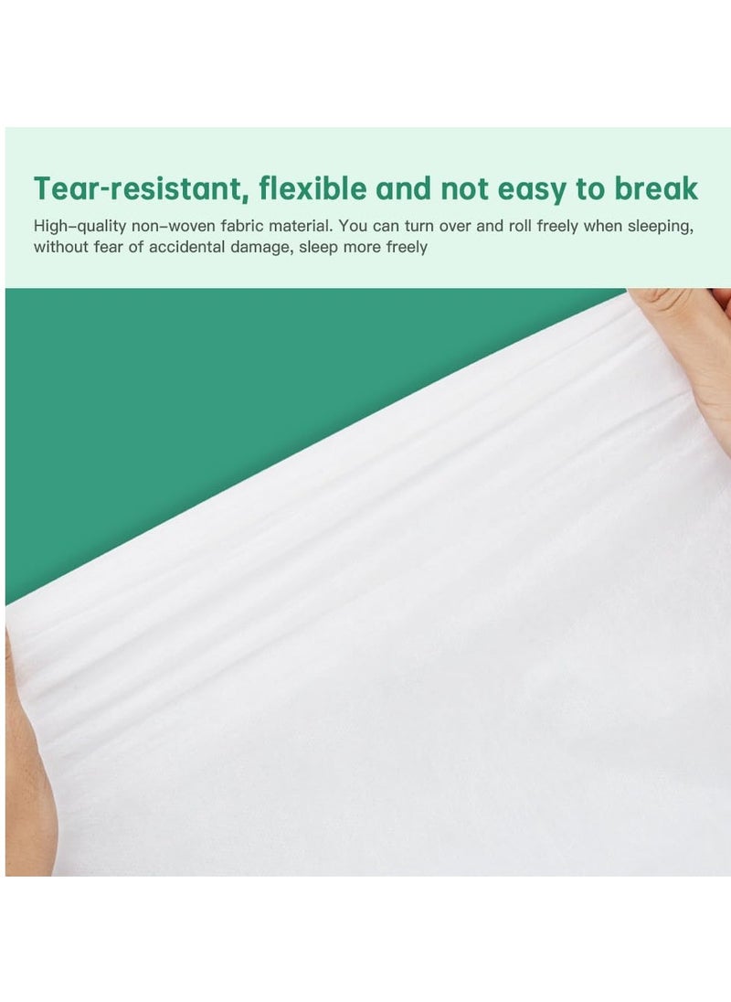 KASTWAVE - Disposable Hotel Bedding Set for Travel: Includes 1 Quilt Cover, 1 Sheet, and 2 Pillowcases - Comfortable Hygienic and Easy to Carry (2 Pack) - Image 1