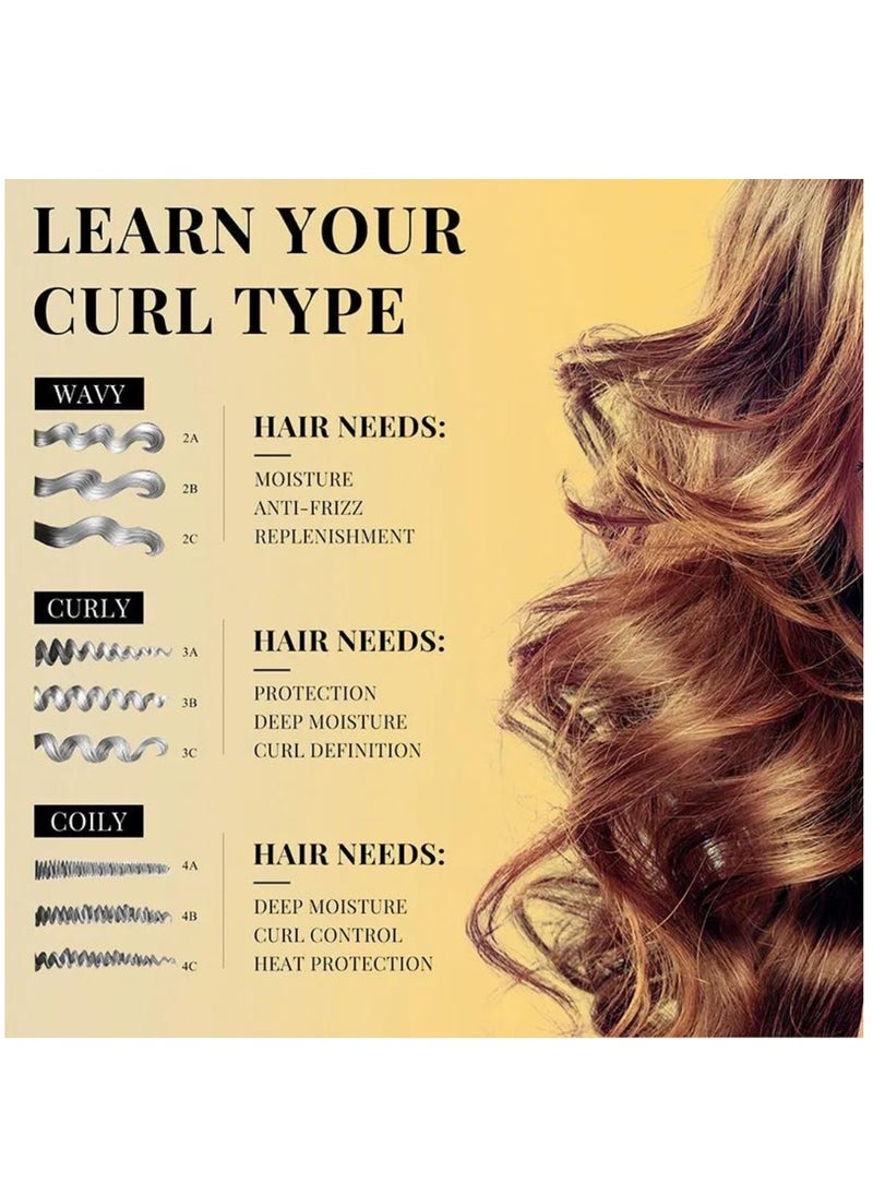 PURC 50ml Curly Styling Treatment Mousse for Frizzy Shiny & Soft Hair Define Wave and Shine Boosting Hair Styling Spray Mousse Maintains Curls Enhances Hair Elasticity  - Image 2