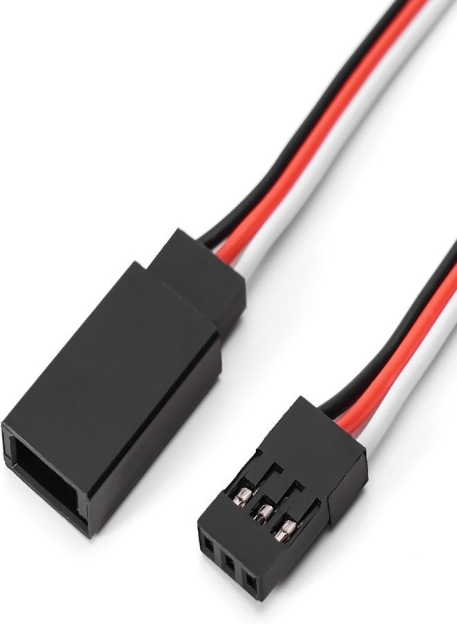 Fraternize 2sets 3Pin Magnetic Snap-on JR Extension Cable for RC Cars Models,Trucks Robotics DIY Electronics,Remote Control lamp Group Magnetic Suction Extension Cable,Quick disassembly Connector (20cm-2 Sets) - Image 4