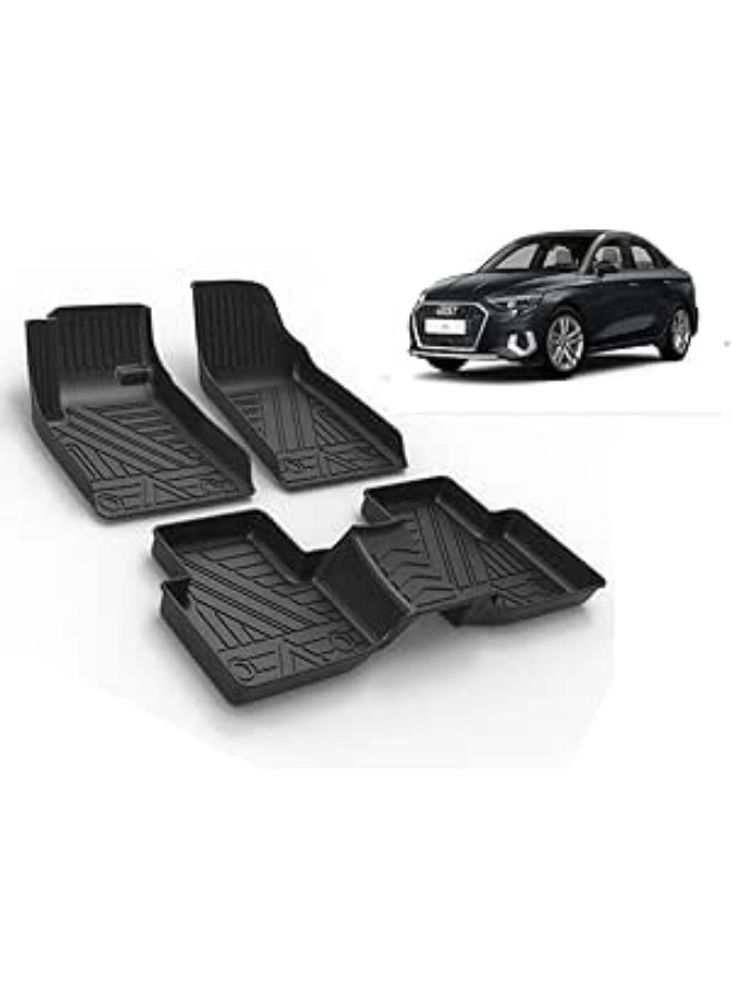 سجادة أرضية للسيارة مصنوعة من مادة TPE متوافقة مع سيارة أودي A3 موديلات 2021-2026 - Image 1