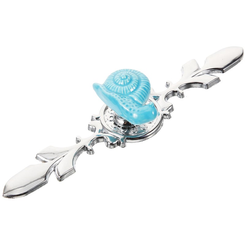 Blue Snail Cartoon Cabinet Handle Alloy Decorative Drawer Pull For Wardrobe Furniture - Image 2