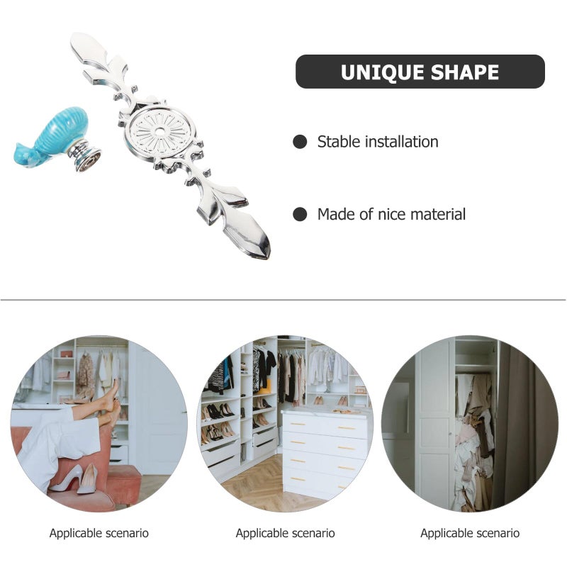 Blue Snail Cartoon Cabinet Handle Alloy Decorative Drawer Pull For Wardrobe Furniture - Image 4