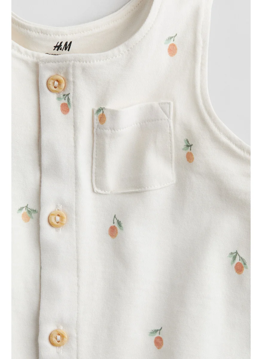 اتش اند ام Patterned Romper Suit